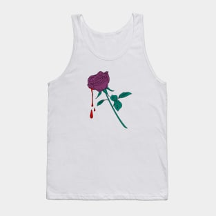 Flower Design Tank Top